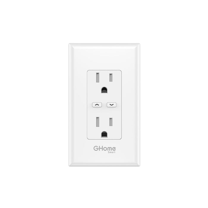 Smart in-Wall Outlet GHomeSmart® WO1 - GHome Smart Official