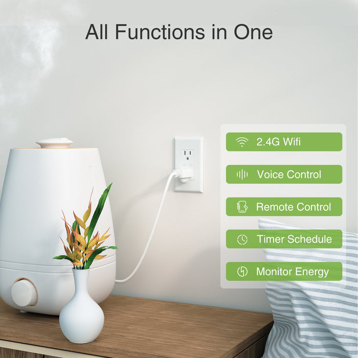 Smart in-Wall Outlet GHomeSmart® WO1 - GHome Smart Official