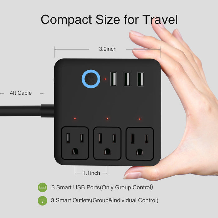 Smart Power Strip GHomeSmart® WP9 - GHome Smart Official