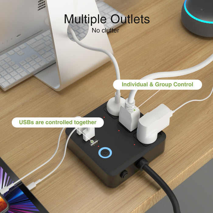 Smart Power Strip GHomeSmart® WP9 - GHome Smart Official