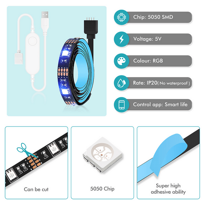 Smart USB Led Lights GHomeSmart® - GHome Smart Official