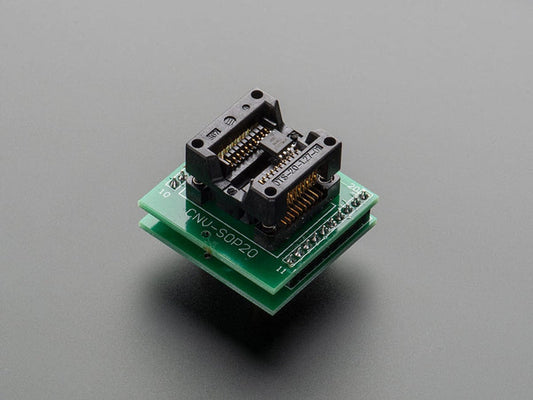 SMT Test Socket - SOIC-20 Medium Breakout [Discontinued] by The Pi Hut - The Pi Hut