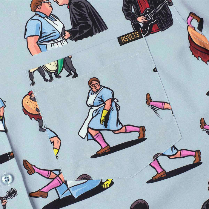 RSVLTS Saturday Night Live Short Sleeve Shirt SNL50 "Lunch Lady Land" – KUNUFLEX Short Sleeve Shirt SNL50 "Lunch Lady Land" – KUNUFLEX Short Sleeve Shirt
