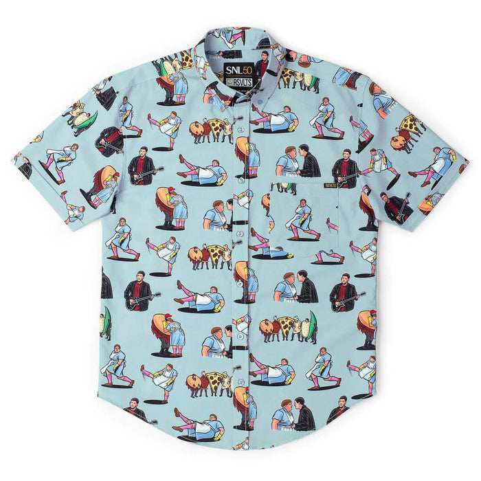 RSVLTS Saturday Night Live Short Sleeve Shirt SNL50 "Lunch Lady Land" – KUNUFLEX Short Sleeve Shirt SNL50 "Lunch Lady Land" – KUNUFLEX Short Sleeve Shirt