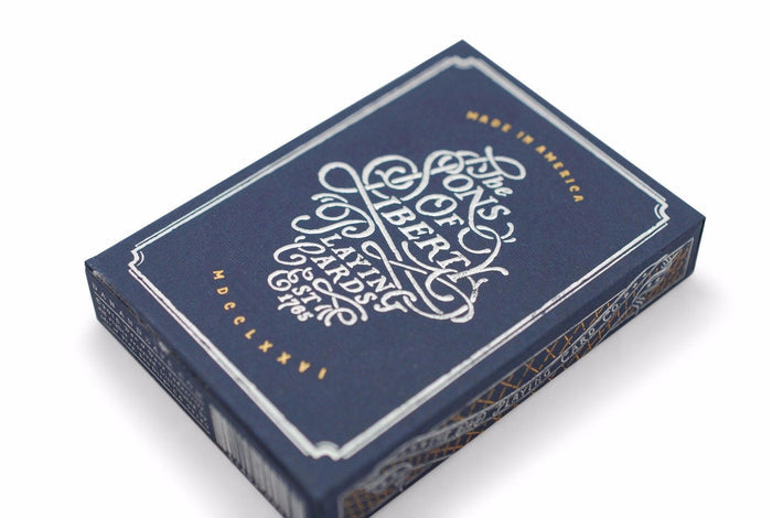 Sons of Liberty, Patriot Blue Playing Cards by Dan & Dave