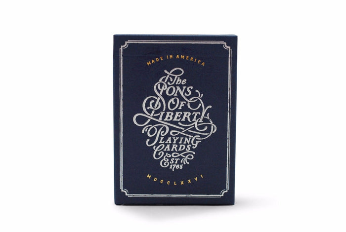 Sons of Liberty, Patriot Blue Playing Cards by Dan & Dave
