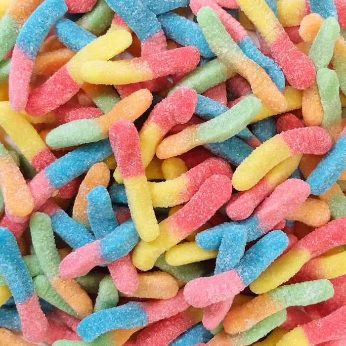 Sour neon worms - 1kg