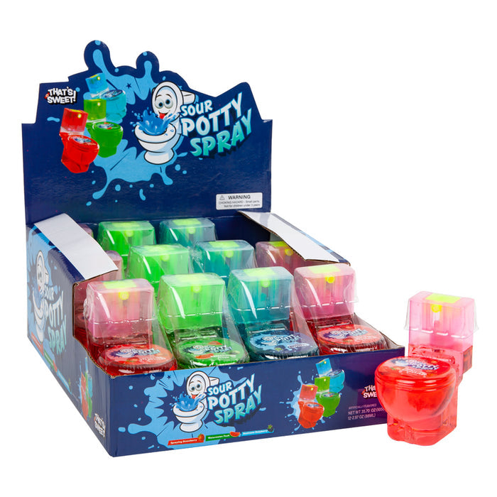 Sour Potty Spray Candy - 12 Count