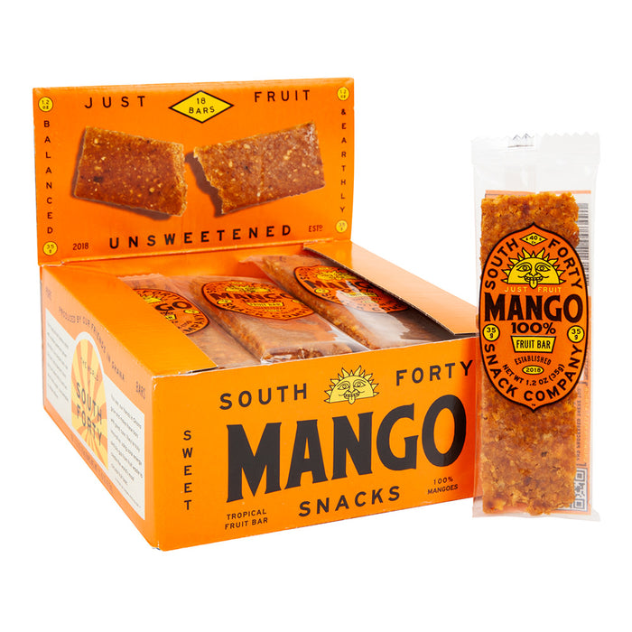 South Forty Snacks Mango Candy Bar - 18 Count
