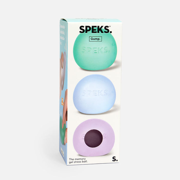 Speks Gump Cool Pack Squish Ball Fidget Toy - Set of 3