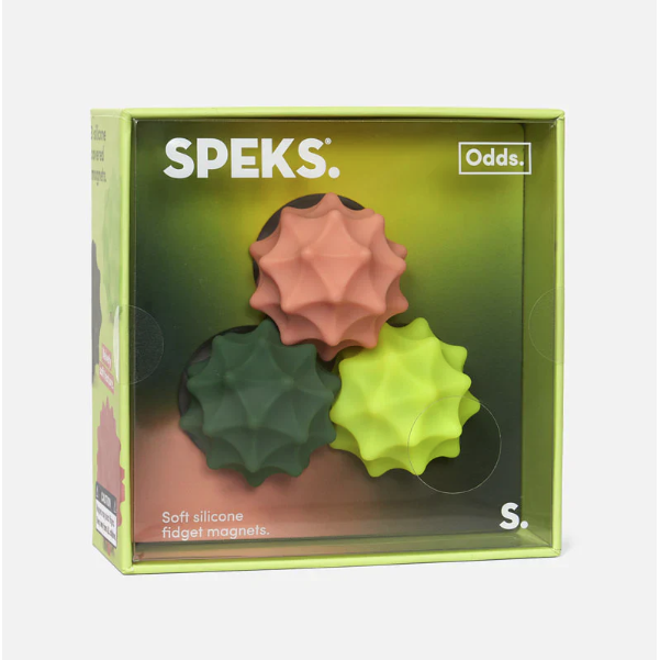 Speks Odds Silicone Magnet Fidget Toy (14+) - Green Spurs