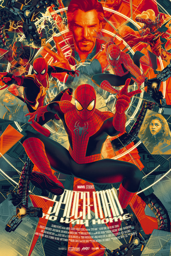 Spider-Man: No Way Home "Peter-Three" Variant (Timed Edition) Poster