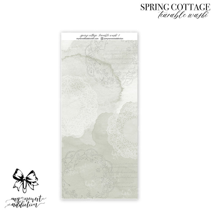 Spring Cottage Tearable Washi