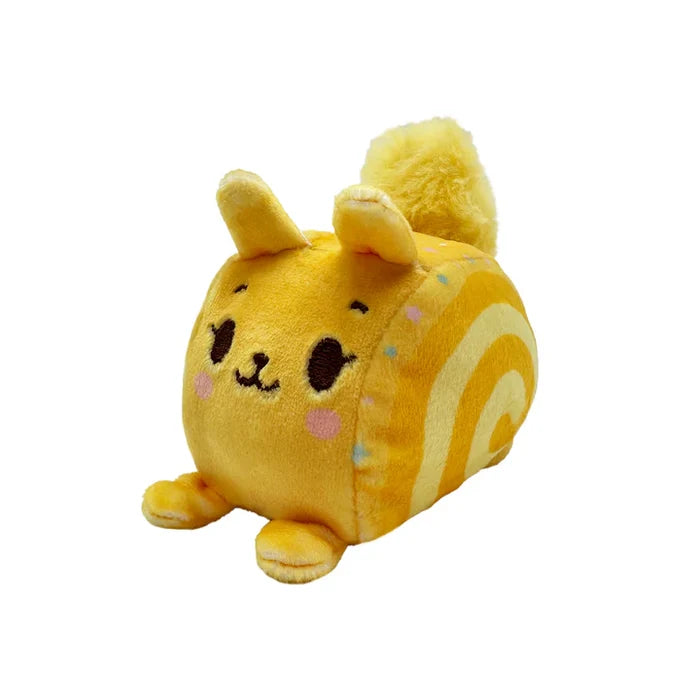 Squish Berries 4 Inch Scented Squishy Sensory Plush Toy - Yellow Cat
