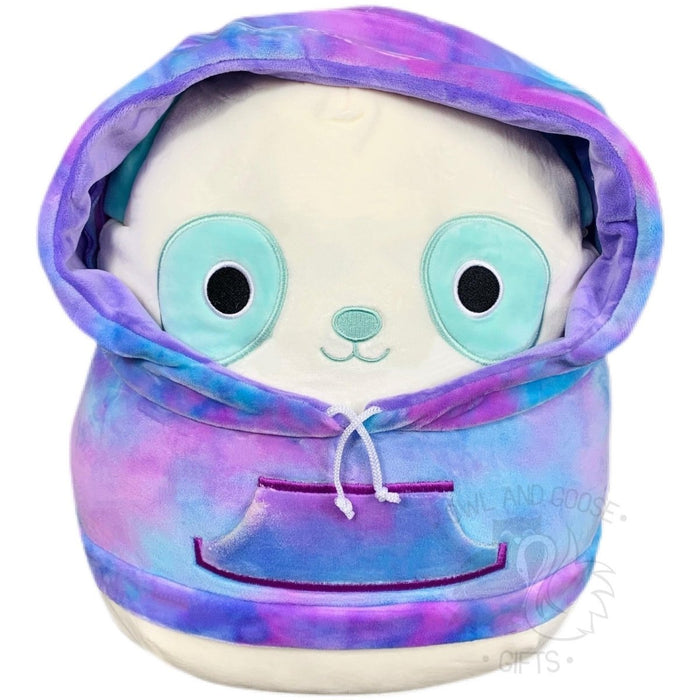 Squishmallow 16 Inch Sissy the Panda with Hoodie Plush Toy - Owl & Goose Gifts