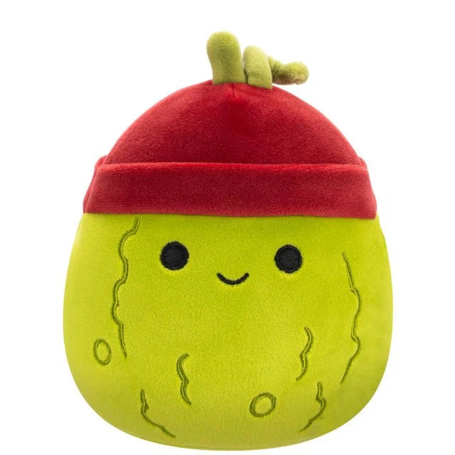 Squishmallow 5 Inch Salim the Pickle with Hat Plush Toy - Owl & Goose Gifts