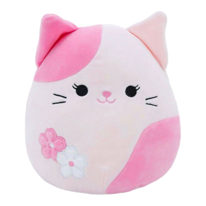 Squishmallow 8 Inch Roseanne the Sakura Cat Plush Toy - Owl & Goose Gifts