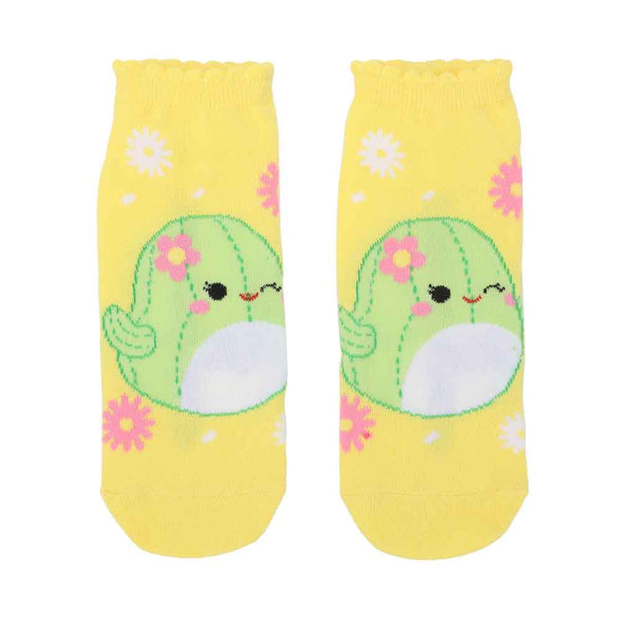 Squishmallow Women's 5 Pack Scalloped Edge Socks - Owl & Goose Gifts