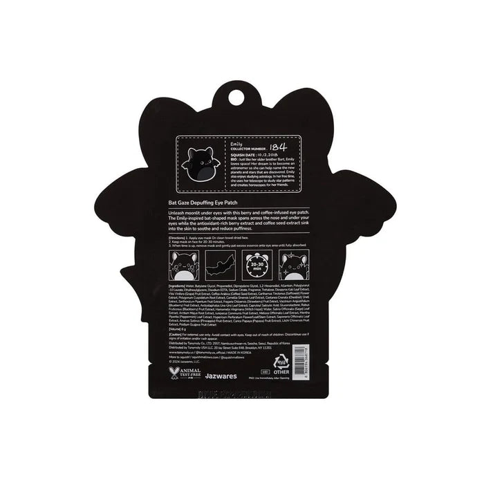 Squishmallow X TONYMOLY Emily's Bat Gaze Depuffing Eye Mask - Owl & Goose Gifts