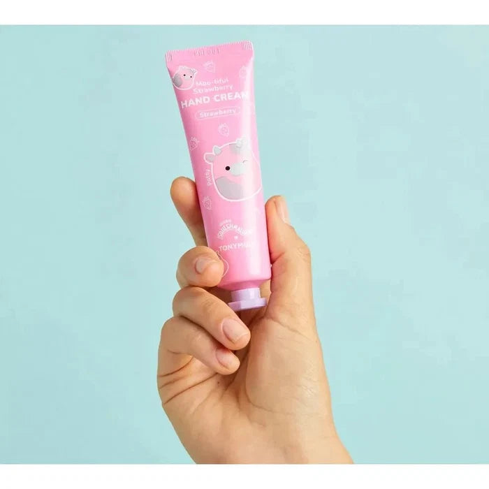 Squishmallow X TONYMOLY Patty's Moo - tiful Strawberry Hand Cream - Owl & Goose Gifts