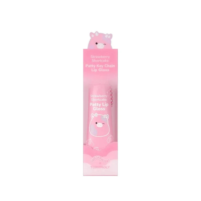 Squishmallow X TONYMOLY Patty's Strawberry Shortcake Lip Gloss - Owl & Goose Gifts