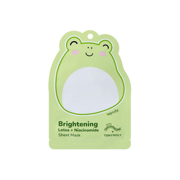 Squishmallow X TONYMOLY Wendy's Brightening Lotus + Niacinamide Sheet Mask - Owl & Goose Gifts