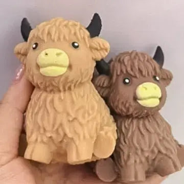 Squishy Highland Cow Dough Filled Sensory Fidget Toy - Assorted
