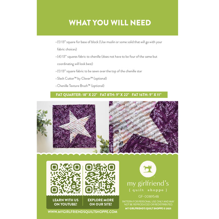 Star Walk of Fame Block 5 (Downloadable Sewing Pattern)