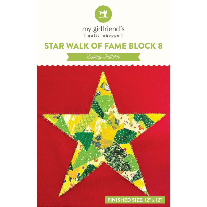 Star Walk of Fame Block 8 (Downloadable Sewing Pattern)