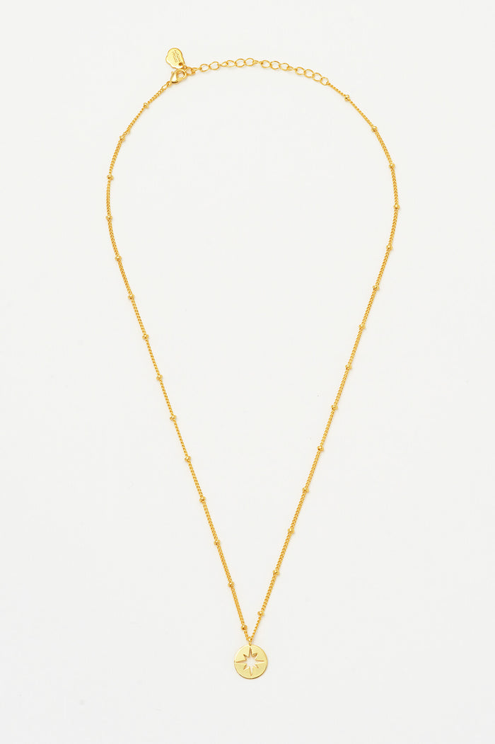 Starburst Disc Necklace