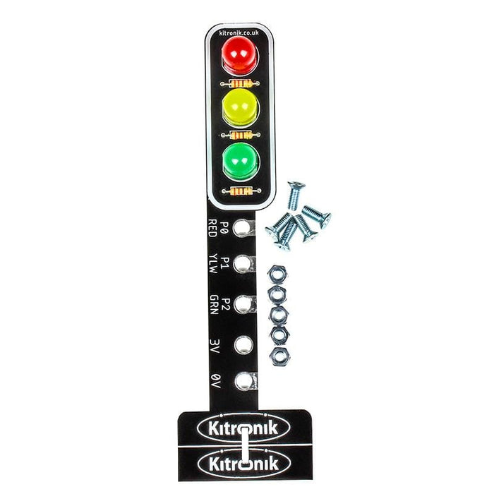 STOP:bit - Traffic Light for BBC micro:bit by Kitronik - The Pi Hut