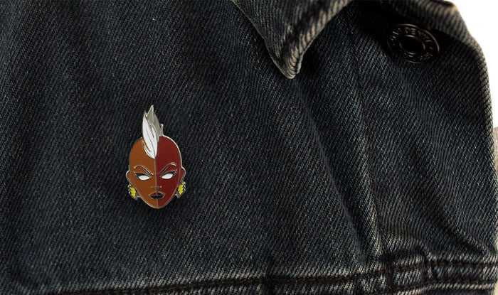 Storm Enamel Pin by Whalen
