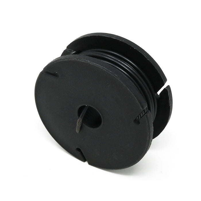 Stranded-Core Wire Spool - 25ft - 22AWG - Black by The Pi Hut - The Pi Hut