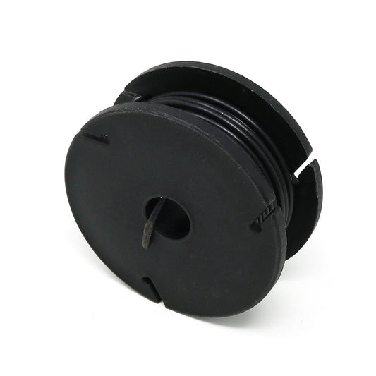 Stranded-Core Wire Spool - 25ft - 22AWG - Black by The Pi Hut - The Pi Hut