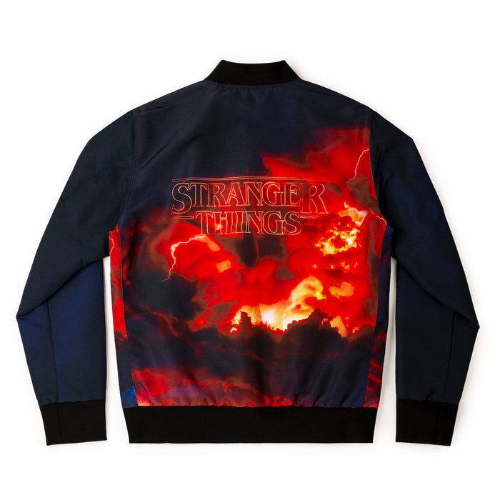 RSVLTS Stranger Things Jacket Stranger Things "Mind Flayer Mayhem" – Reversible Bomber Jacket Stranger Things "Mind Flayer Mayhem" – Reversible Bomber Jacket