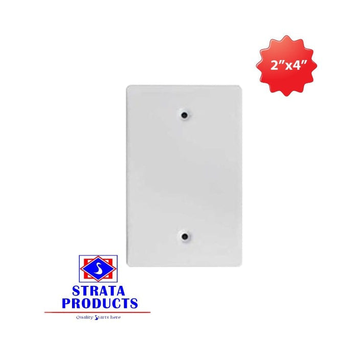 Strata 4 Inches x 4 Inches Switch Box Cover - AIJ3004-1 MEGA