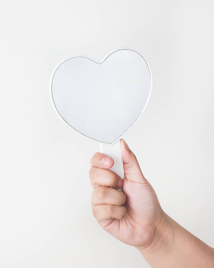 SUKOSHI Love Yourself Heart Mirror