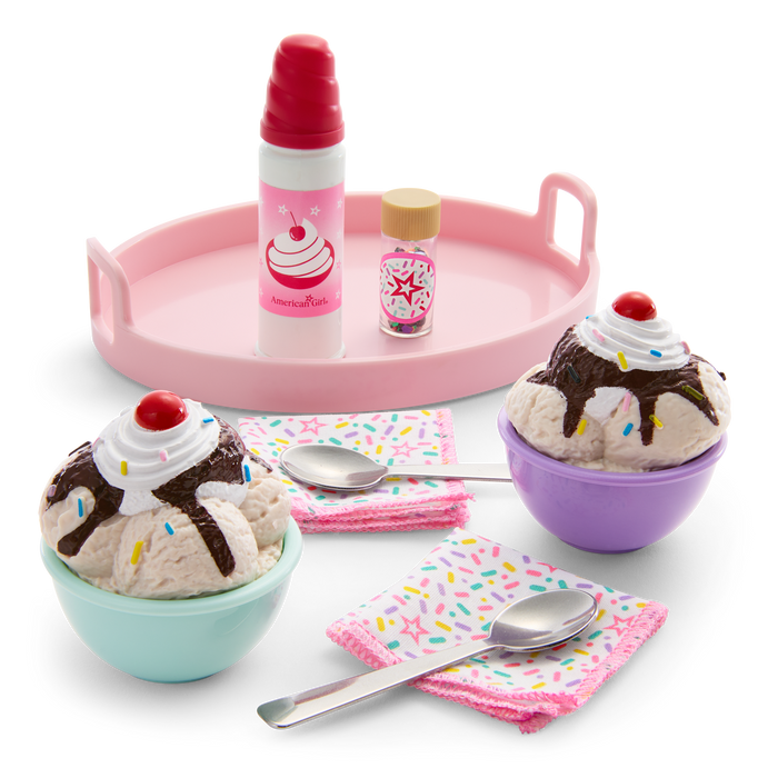 Sundaes for Two Set for 18-inch Dolls