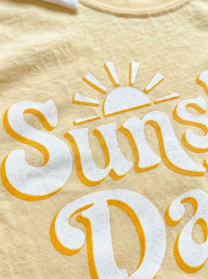 Sunshine Daisies Spring Garment Dyed Tee