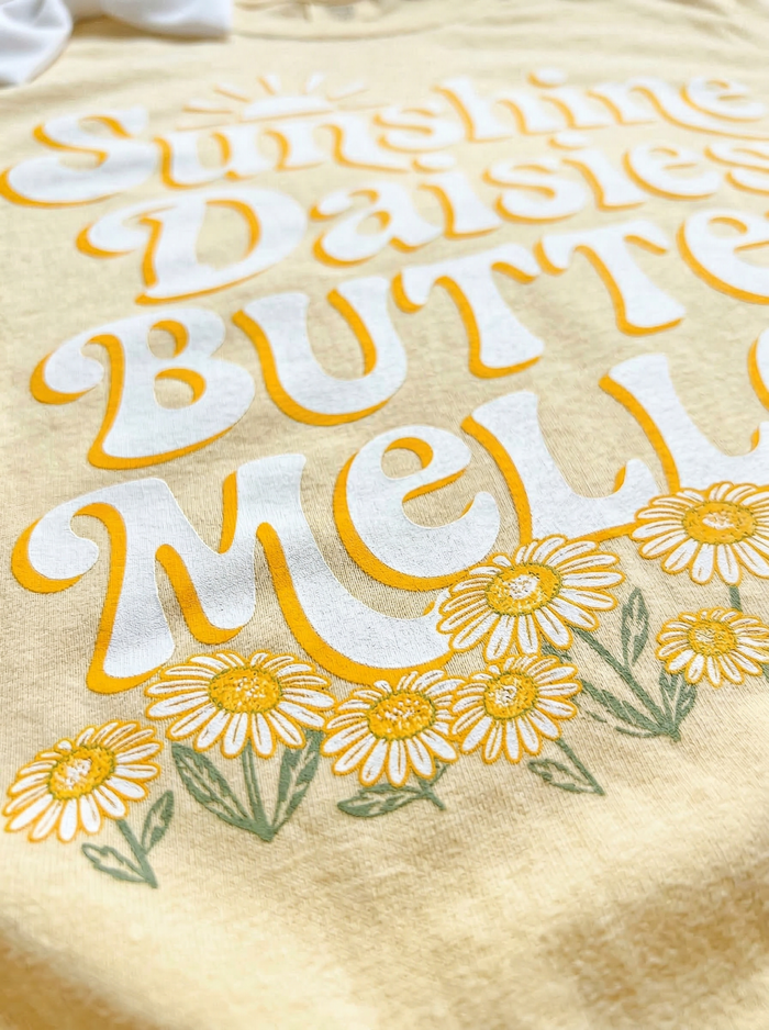 Sunshine Daisies Spring Garment Dyed Tee
