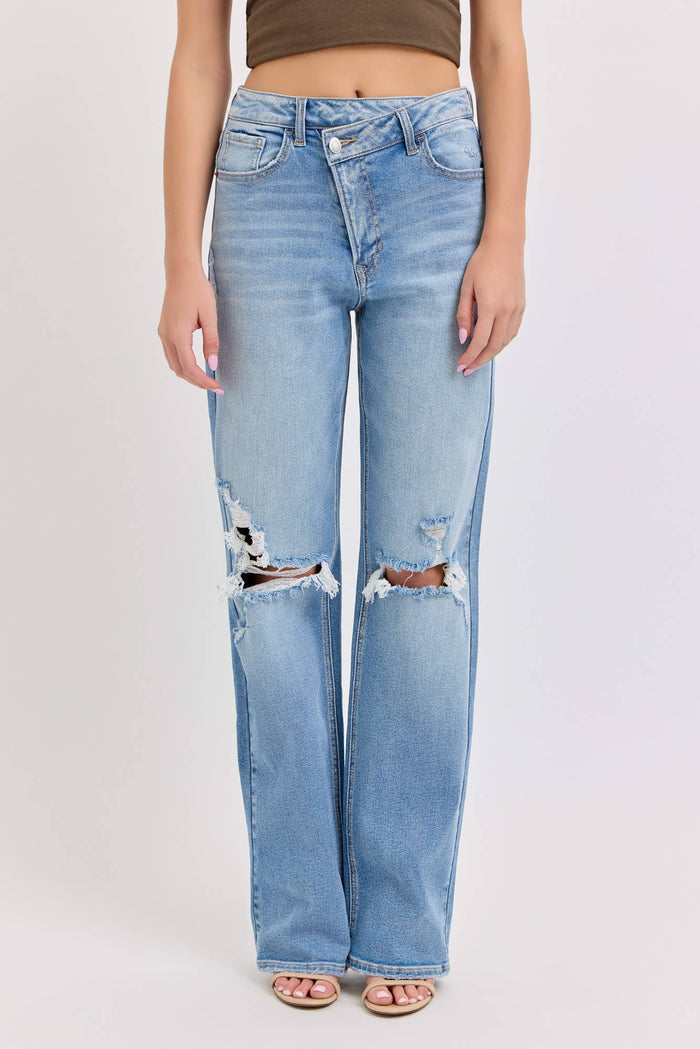 Super High Rise Dad Jean