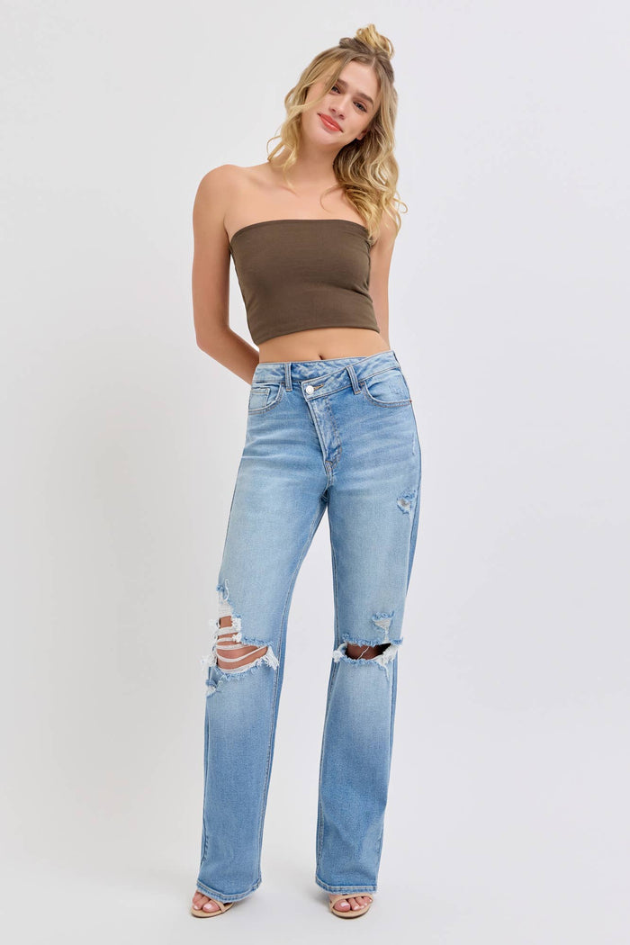 Super High Rise Dad Jean