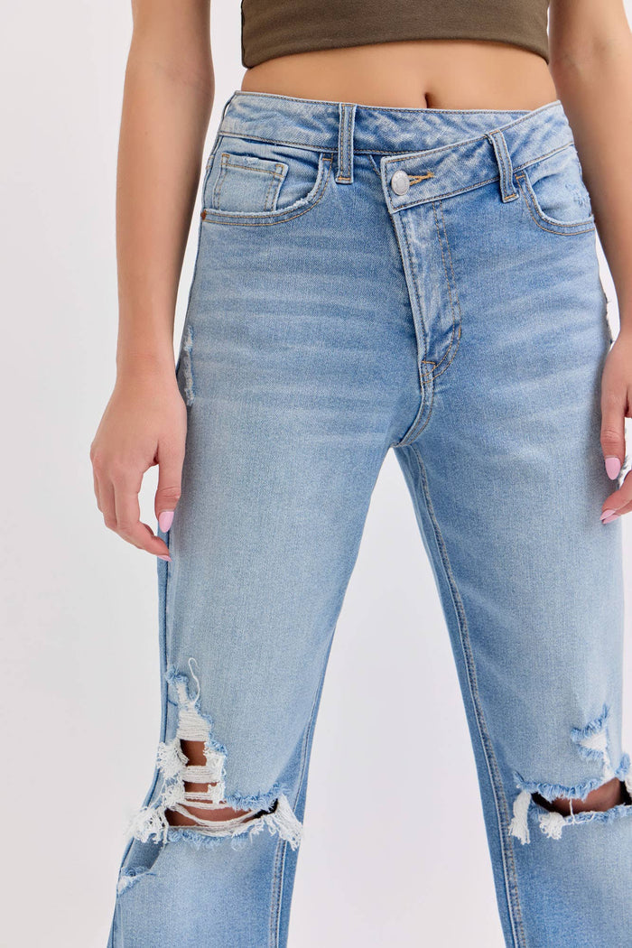 Super High Rise Dad Jean