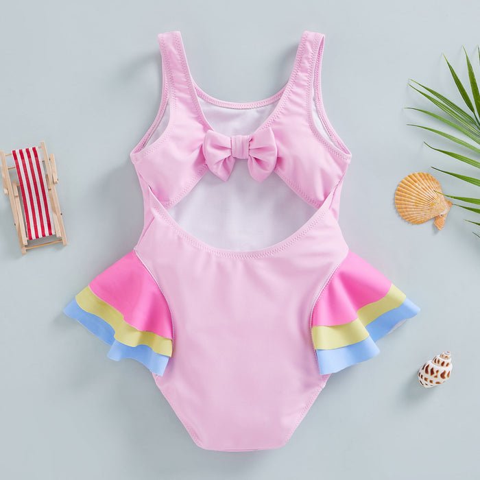SWAN Ruffle Swimsuit