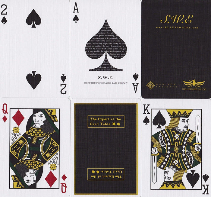 SWE Black Limited Edition Playing Cards by Ellusionist