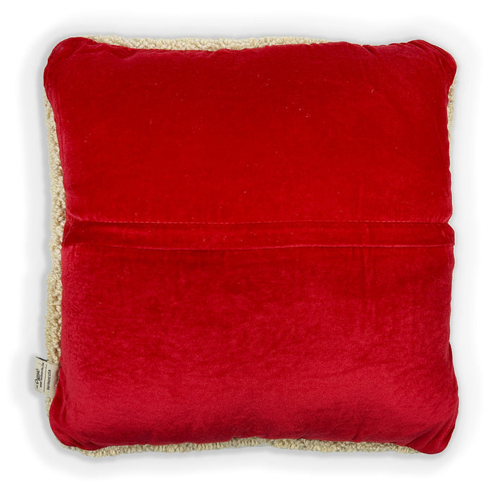 Sweetheart Bloom Hooked Pillow