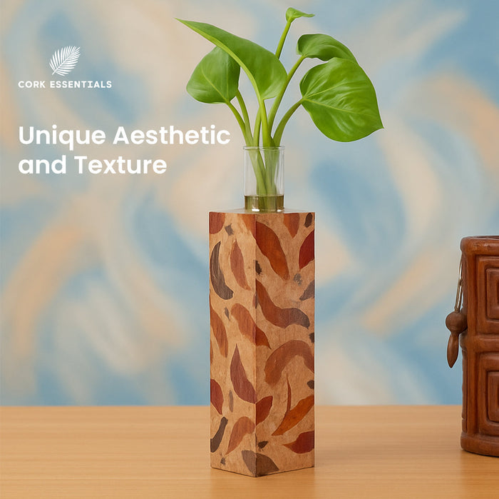 Tabletop Feather Planter With Test Tube