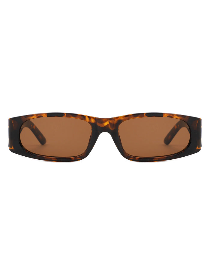 Talon - Rectangle Narrow Retro Square Fashion Sunglasses
