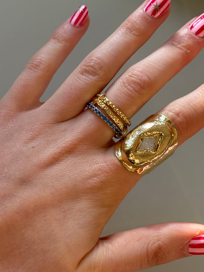Tara Ring in Blue