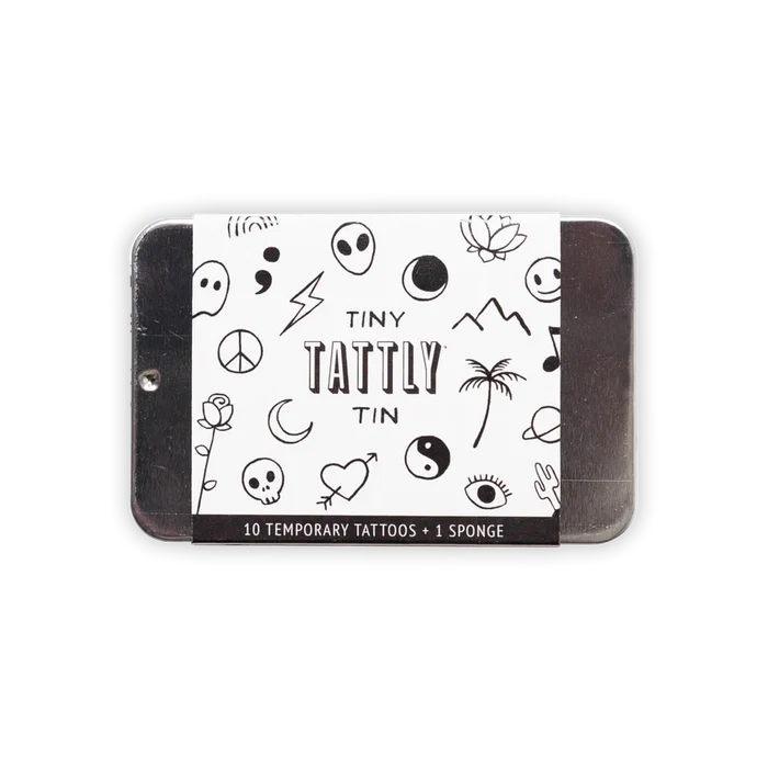 Tattly Flash Art Tattoo Tiny Tin